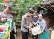 Baksos Jelang Hari Lalu Lintas Bhayangkara, Polres Luwu Berbagi Paket Sembako
