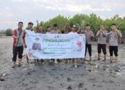 Peduli Lingkungan Jelang HUT Polri ke-72, Polres Luwu Tanam 231 Pohon Mangrove