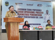 Sekda Luwu Buka Bimtek Penyusunan SOP Adm Pemerintahan