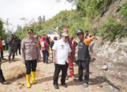 Bersama Forkopimda dan OPD Terkait, Pj Bupati Luwu Kembali Tinjau Lokasi Lonsor di Bastura