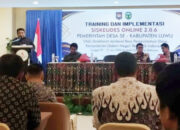Training Penerapan Siskeudes oleh DPMD yang Dibuka Pj Bupati Luwu Menyalahi Perbup Satu Pintu Tahun 2019