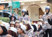 Penuh Ceria, TK Pertiwi Belopa Wisata Edukatif ke Satlantas Polres Luwu
