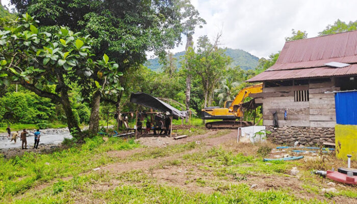 Ribut Diberitakan Tambang Emas Ilegal Beroperasi di Bastura, Jajaran Polres Luwu Bergerak Cepat Namun Aktivitas Nihil