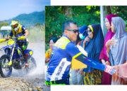 1.700 Rider Pacu Adrenalin di Trabhara Jelajah Alam Luwu Part 2, Kapolres Luwu Tebar Bakti Sosial hingga Pelosok Desa